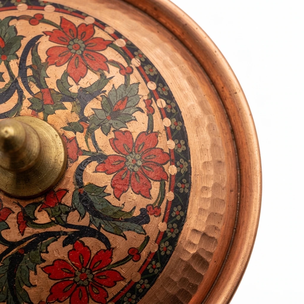 Dolmabahçe Sarayı İlhamlı Bakır Şekerlik