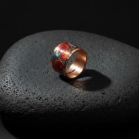 Kilim Bordürlü Küpe & Yüzük İkili Seti
